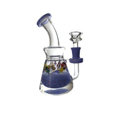 SirEEL Glycerin Nature Assorted Colors & Designs Shower Dab Rig 7"