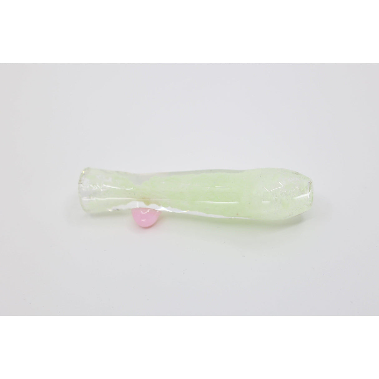 Sk - 1127 3" Hand Blown Chillum Slime Frit Hand Pipe