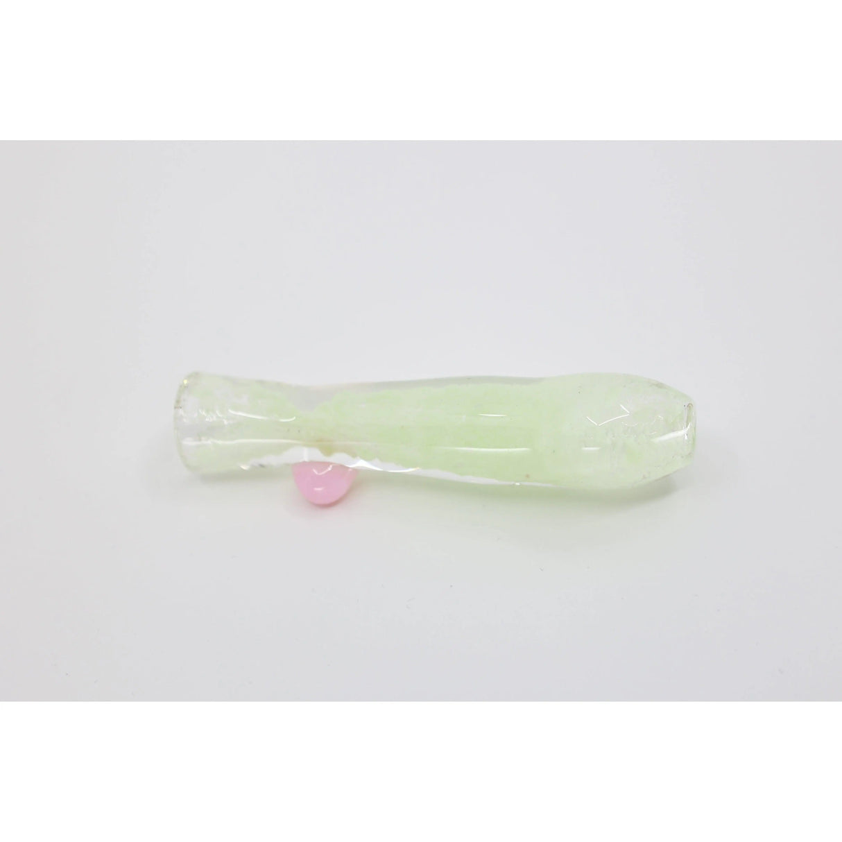 Sk - 1127 3" Hand Blown Chillum Slime Frit  Hand Pipe