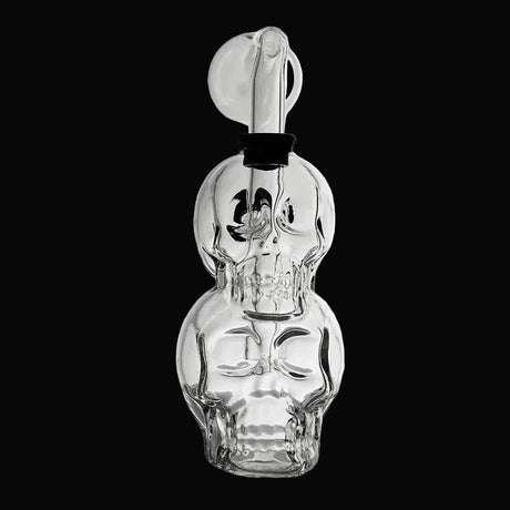 Skull Head Up Head Glass Oil Rig - SmokeMEGA