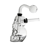 Skull Head Up Head Glass Oil Rig