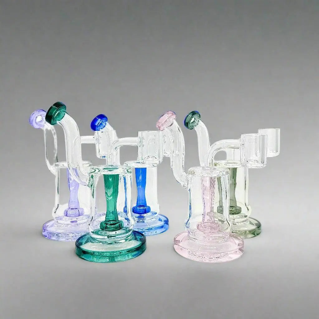 Small Cute smooth Dab Rig - SmokeMEGA