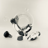 SmokeMEGA 4-in-1 Silicone Water Pipe - Versatile 11" Long with Nectar Collector