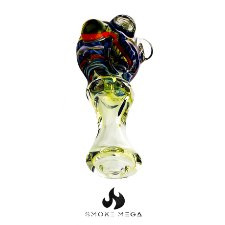 Spoon Glass Pipes | 5" Midnight Hourglass Pipe