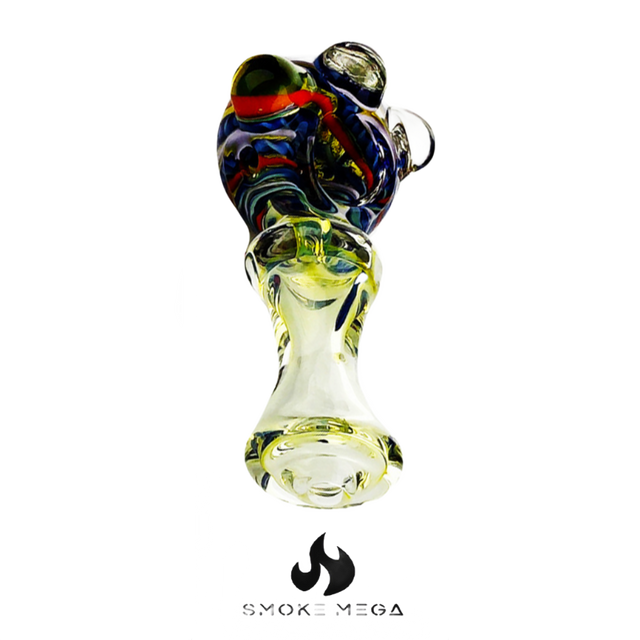 Spoon Glass Pipes | 5" Midnight Hourglass Pipe