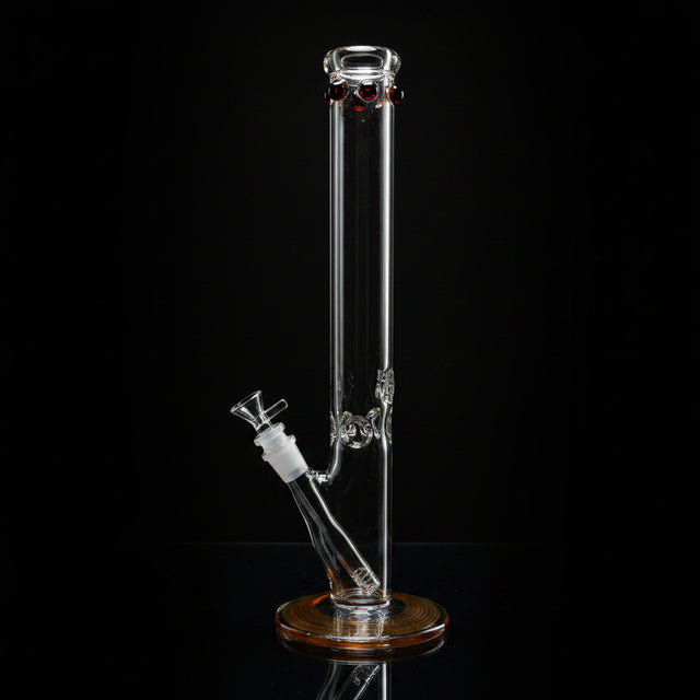 Straights Tube Bong | 16 Inch 5mm American Made - SmokeMEGA