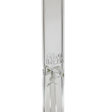 16-inch 5mm American Made straight tube bong, clear borosilicate glass, showing "Made in USA" etching.