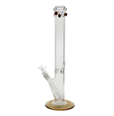 16-inch 5mm American-made borosilicate glass straight tube bong.