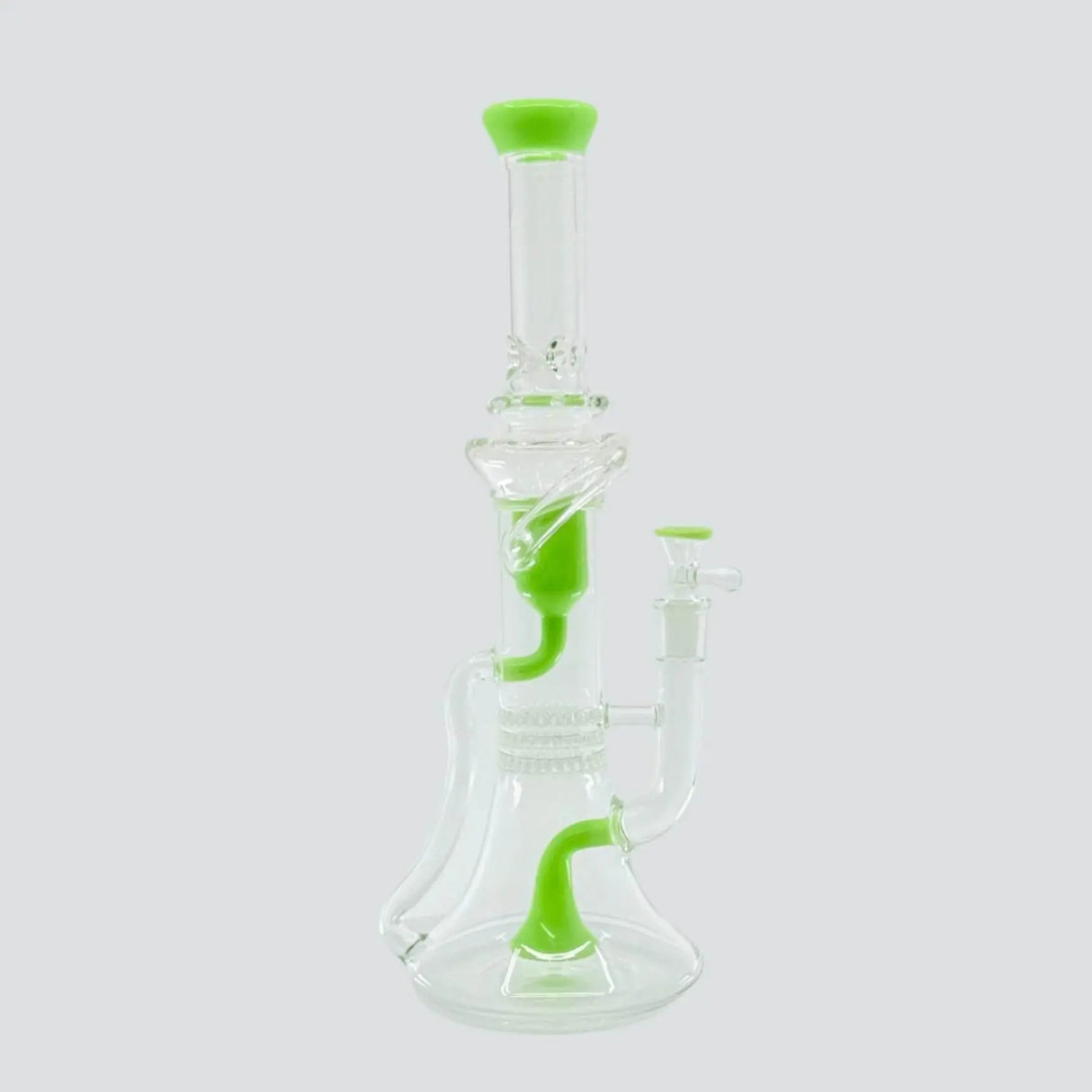 The new 12 inch recycle triples showerhead beaker bong - SmokeMEGA