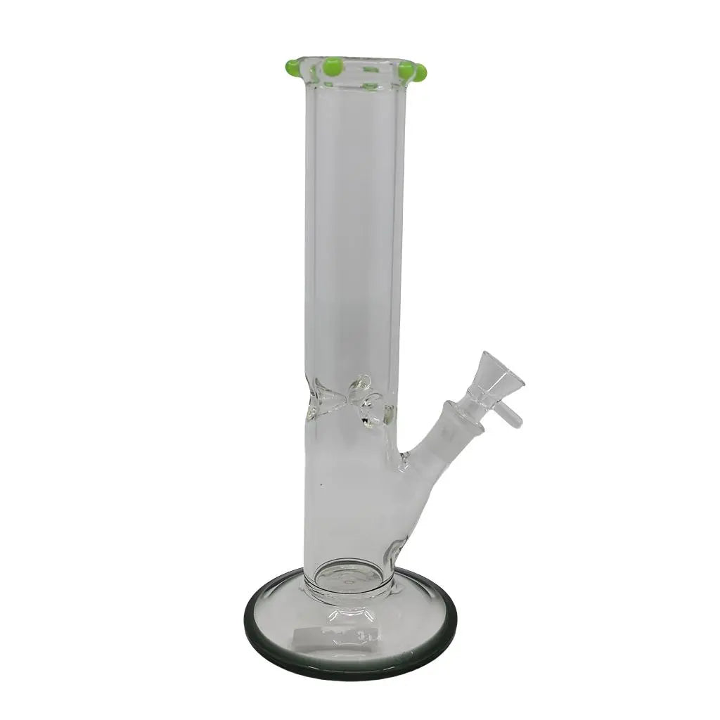 12" American Made Straights Water Bong with classic design and efficient filtration.