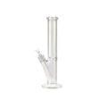 12" Metallic Straights Bong with sleek design and efficient water filtration system.