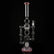 Water Bong | 22" Dual Perc Recycler Style Water Pipe Bong