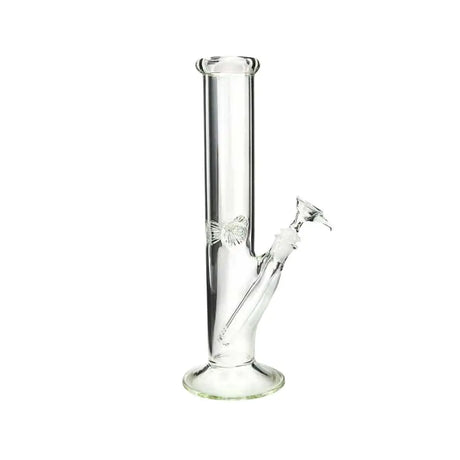 Water Bong | American Made Clear Straights Bong - SmokeMEGA