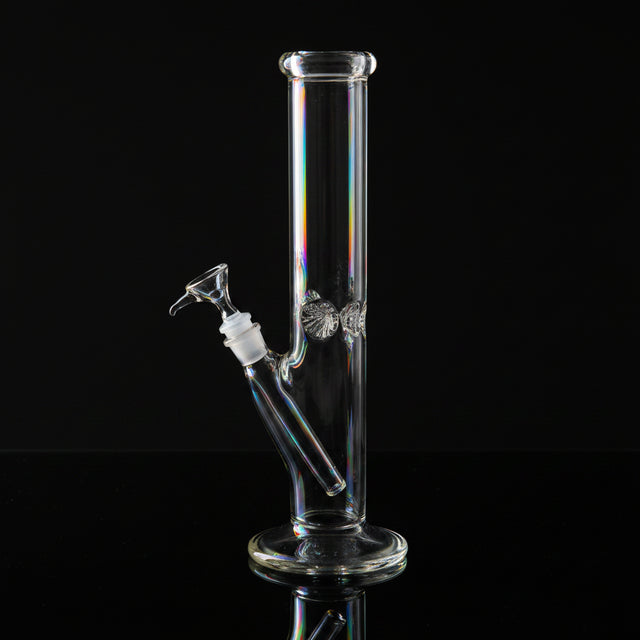 Water Bong | American Made Clear Straights Bong - SmokeMEGA