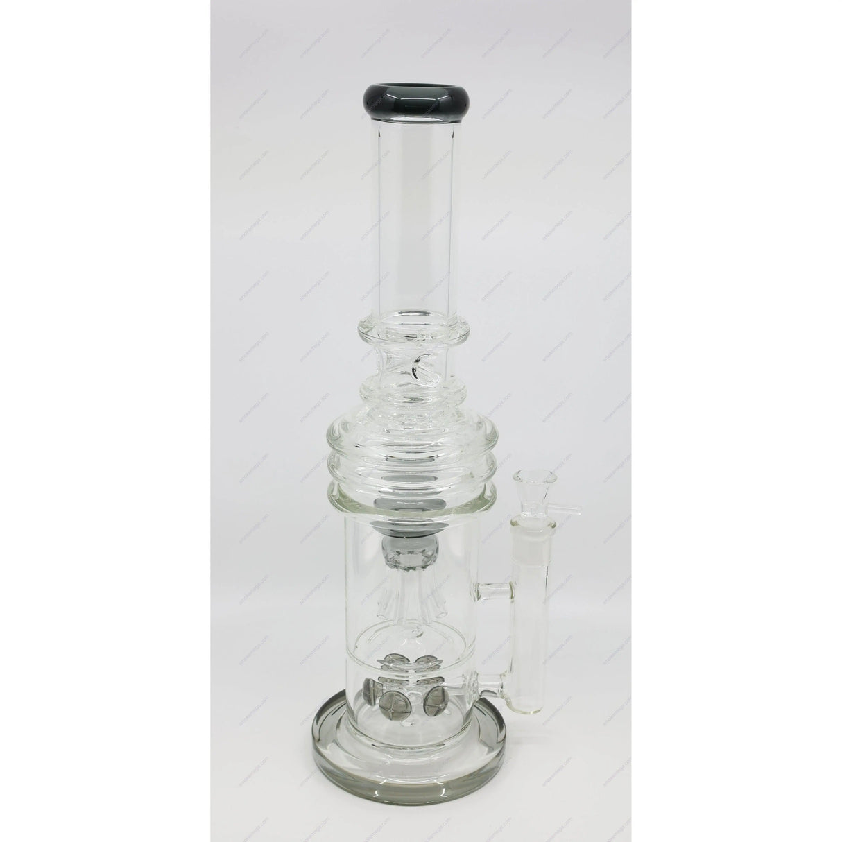 16.5" Jellyfish Perc Water Bong with glass construction and enhanced filtration.