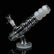 Water Pipe | Colored Showerhead Perc Water Pipe Rig 8.5"