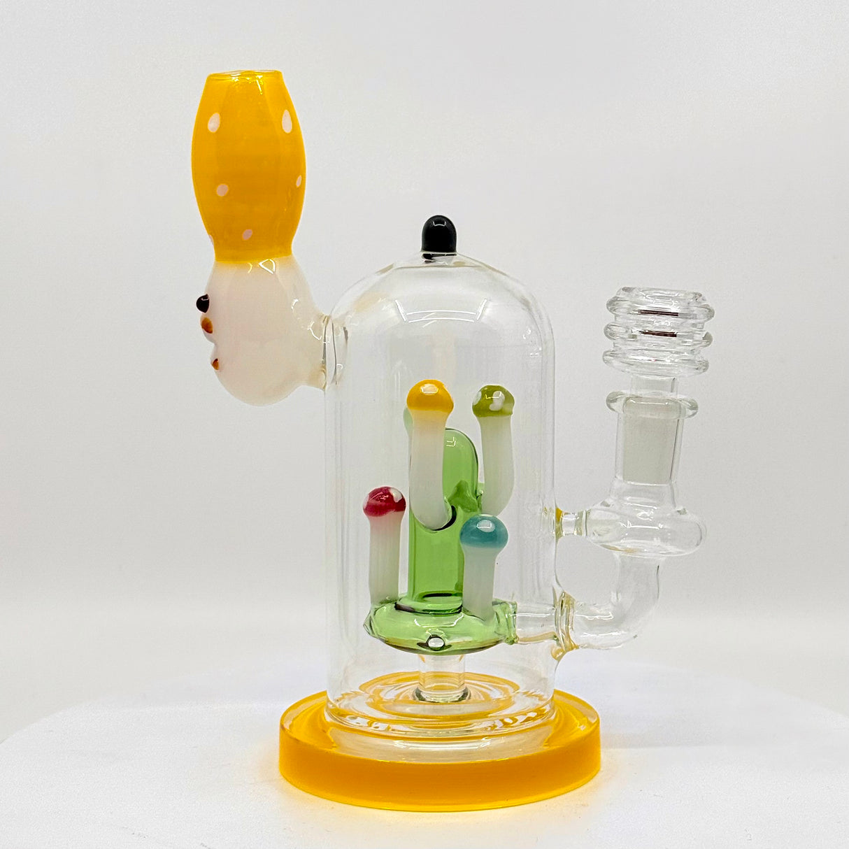 Yellow Mushroom Bloom Dab Rig