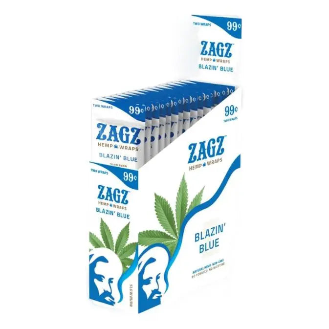 Zagz Hemp Wraps - 25 Pack | Zig Zag Hemp Wraps