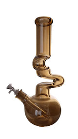 Zig Zag Bong | Zong Metallic Zig Zag Beaker Bong 14"